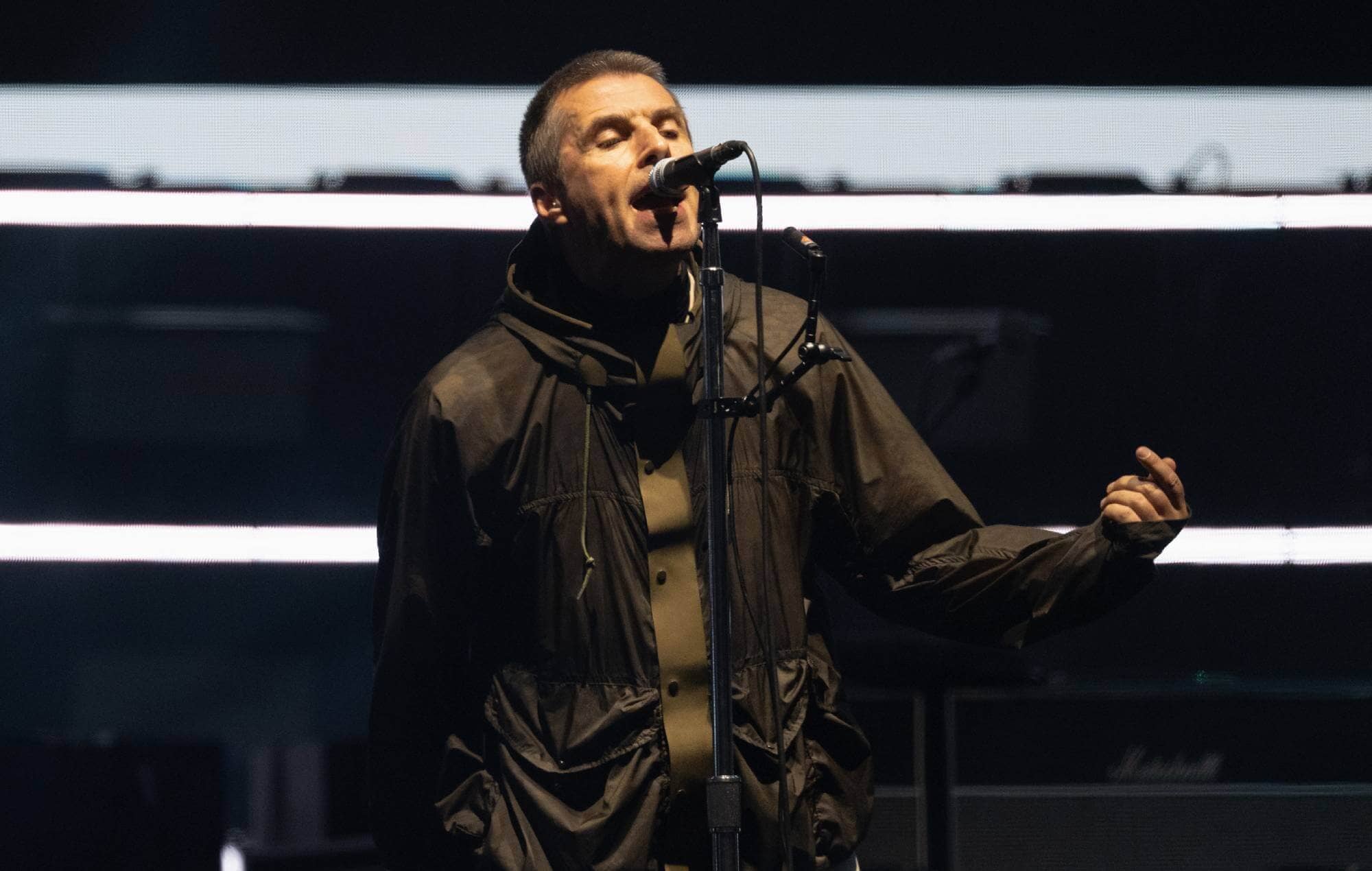 Liam Gallagher performs at Oasis Live ’25, Cardiff.