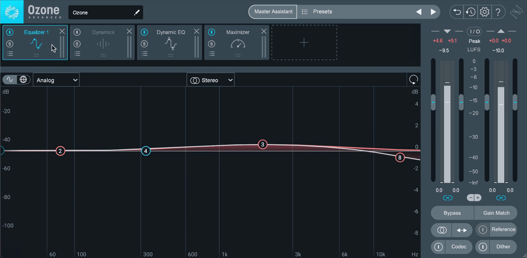 Mastering chain in Ozone