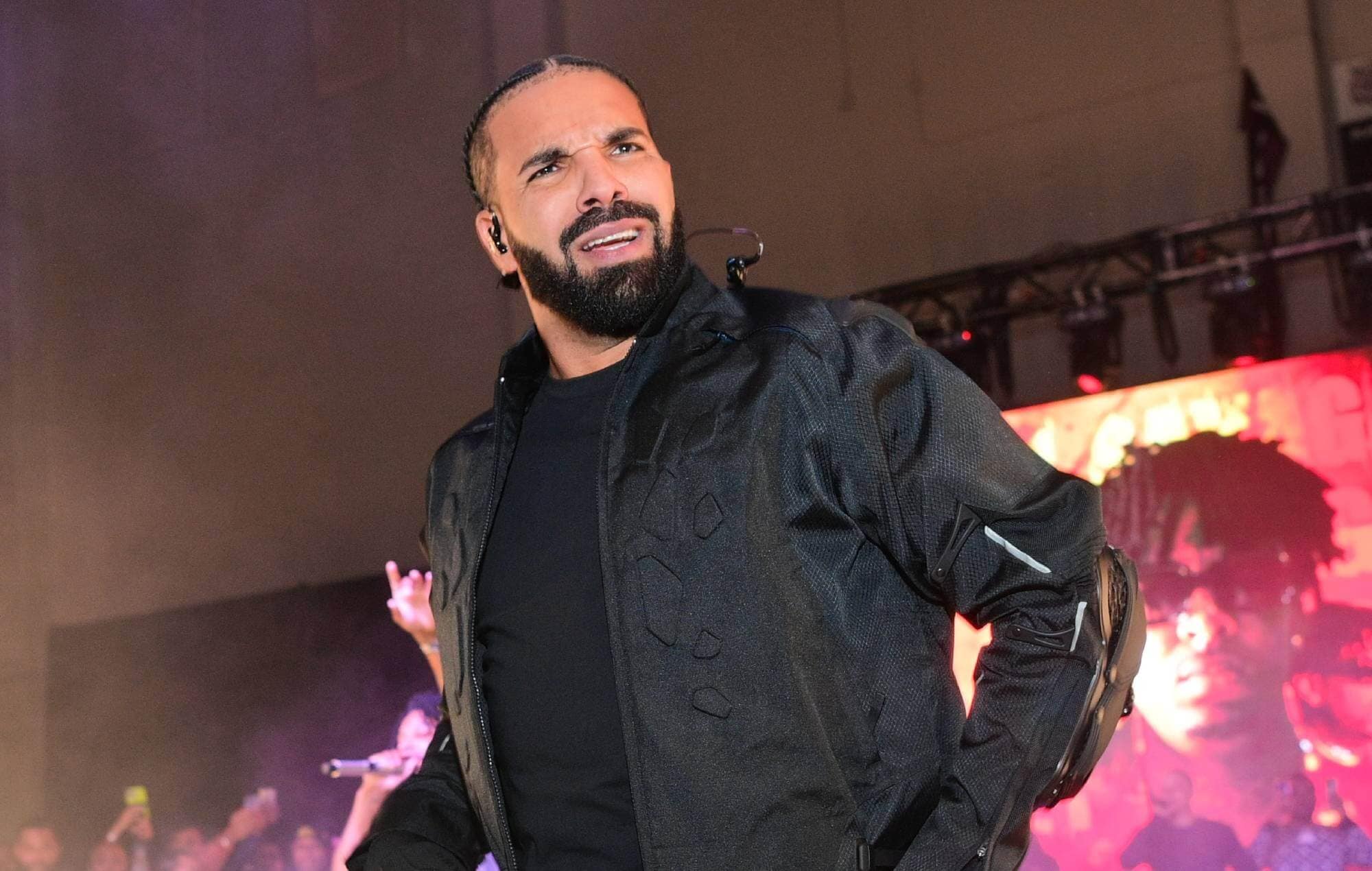Drake performing at OVO Fest