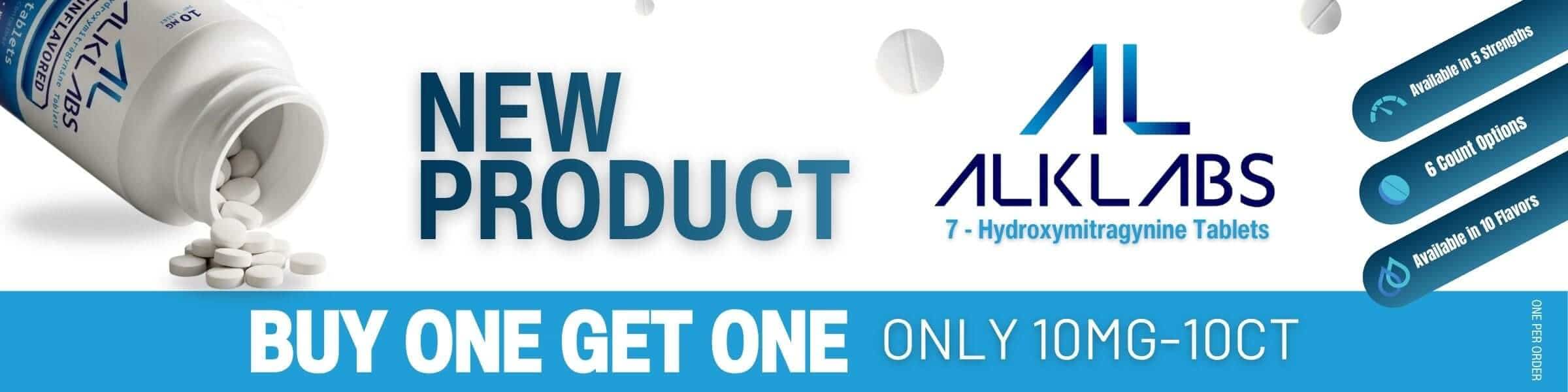 ALKLABS BOGO 10MG 10 CT 7OH TABLETS