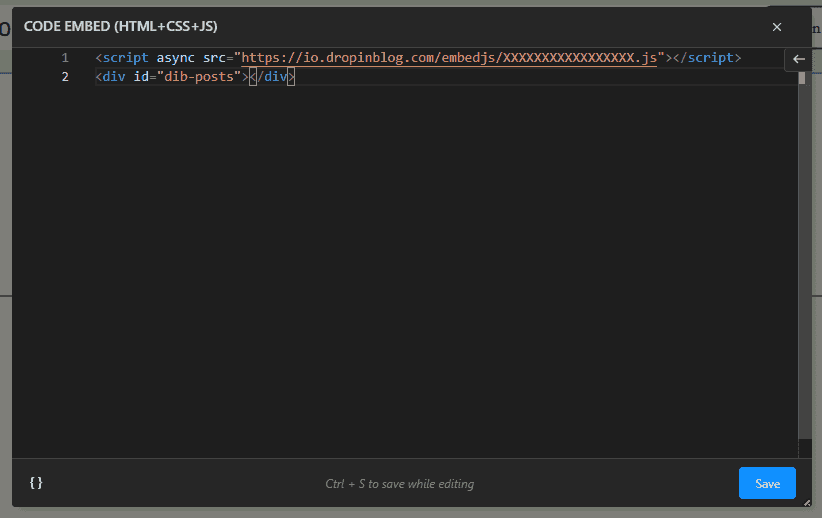 TeleportHQ blog install step
