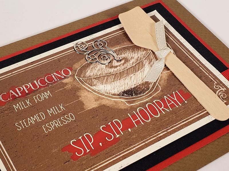 Coffeehouse Card Kit - Clever cutting and construction!