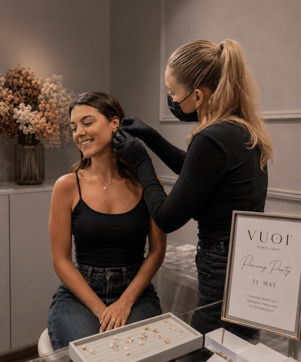Inside VUOI’s Double Bay Event: Piercing, Flatback Earrings Styling and Community