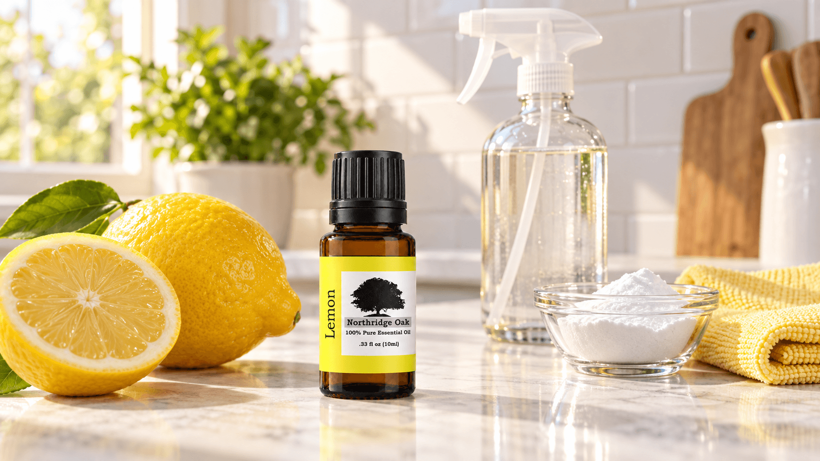 Lemon Essential Oil for Cleaning: 12 Natural Uses