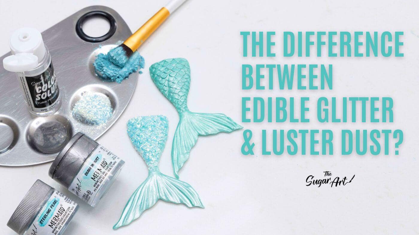 Difference Between Edible Glitter & Luster Dust