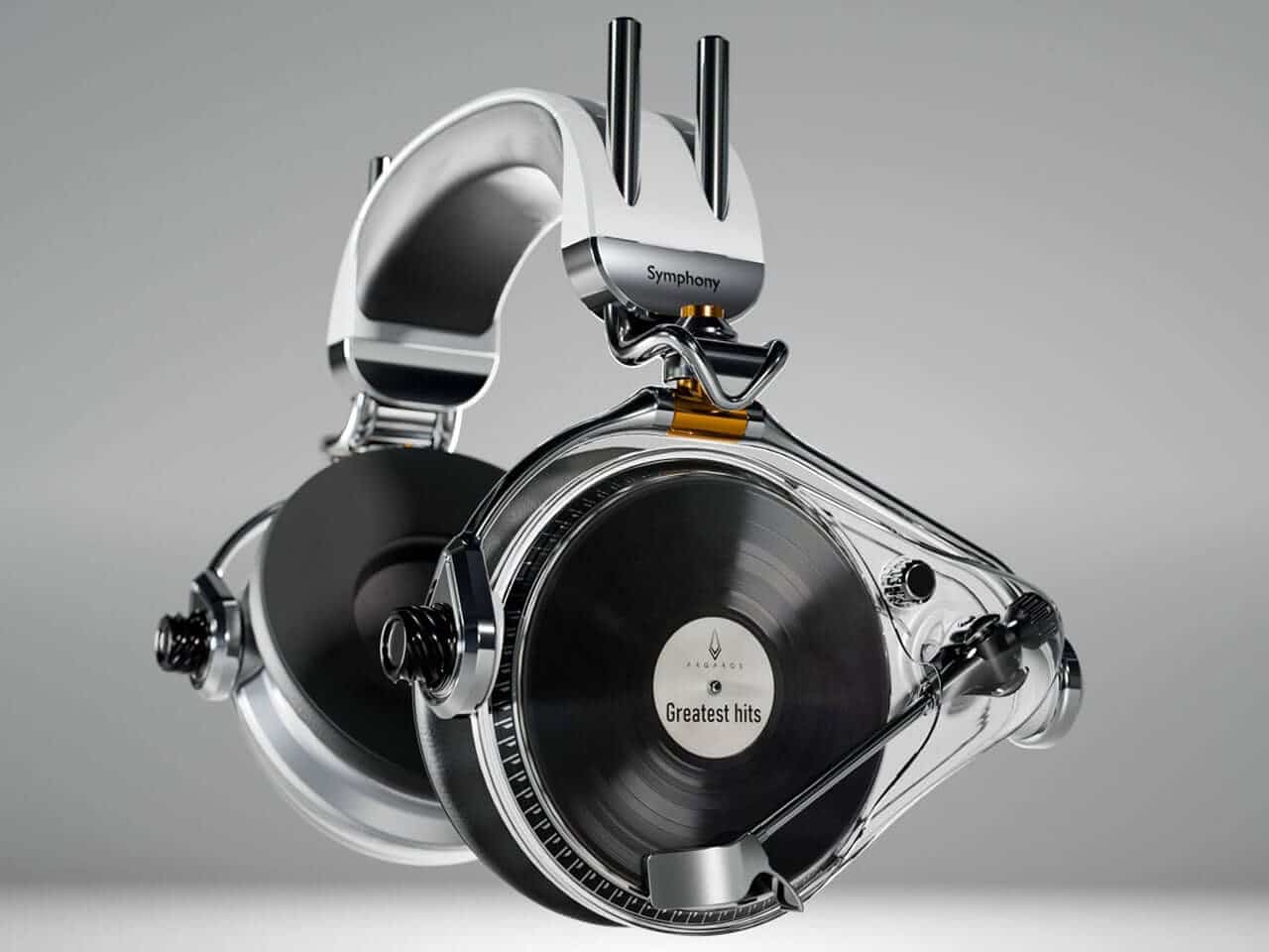 Contemporary turntable designed to complement modern furniture