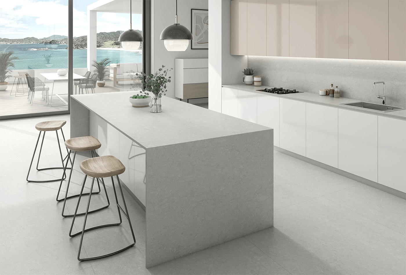 Bateig Blue / Oasis Blue Limestone; Finest Stones from Us