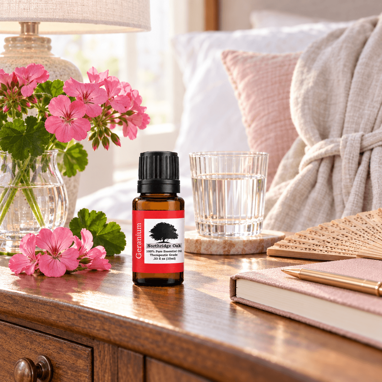 Geranium Essential Oil for Menopause: Aromatic Self-Care for Midlife