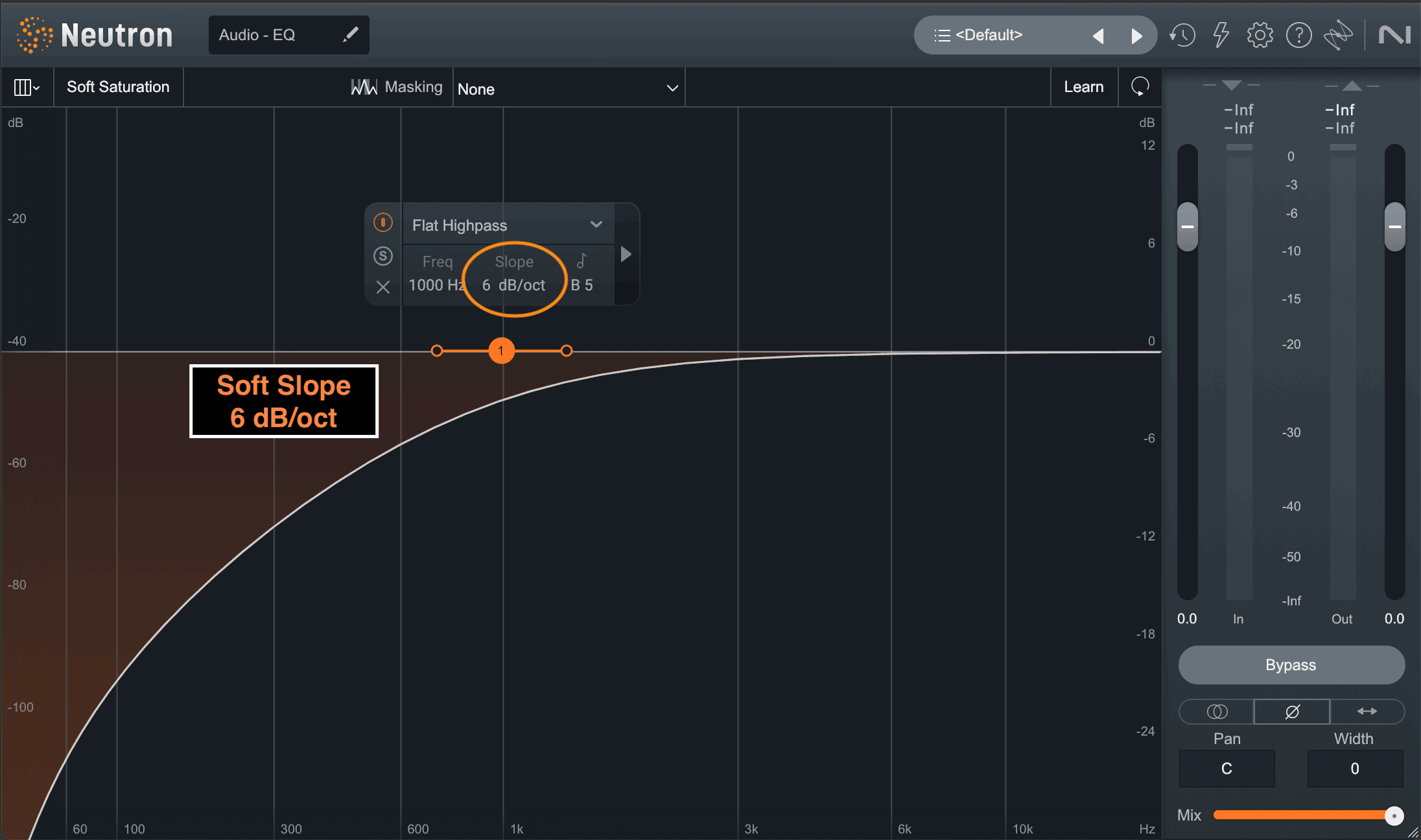 EQ soft slope