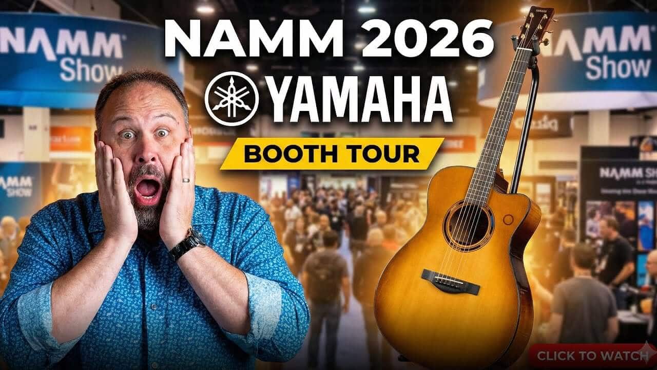 Yamaha NAMM 2026 Acoustic Guitars – New Releases and NAMM Highlights