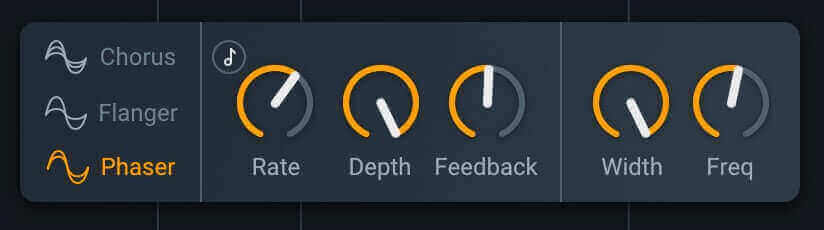 Nectar Pro Phaser effect