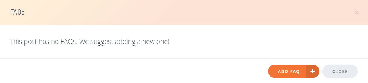 Add a new FAQ