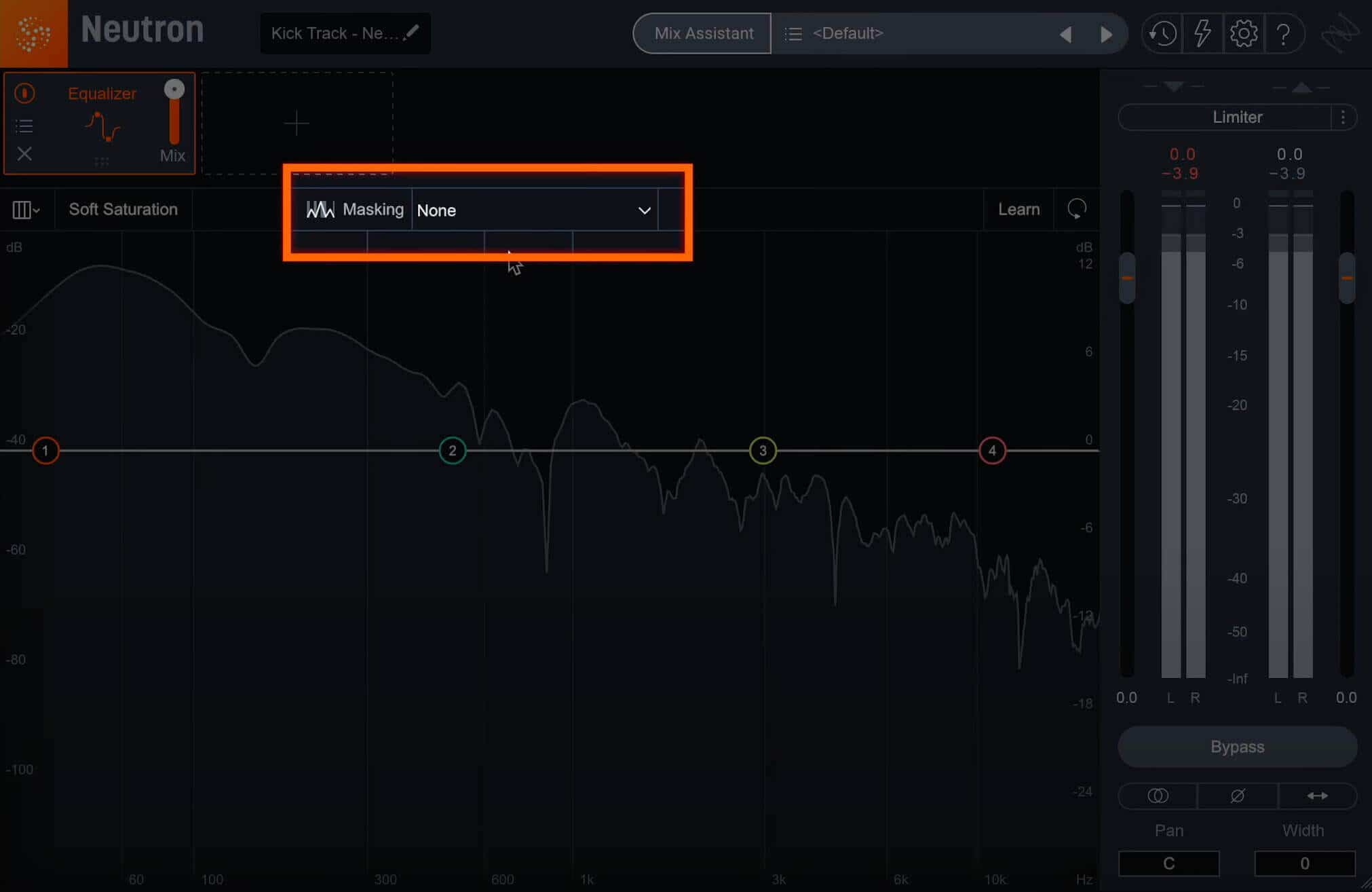 Masking meter location in Neutron