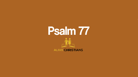 Psalm 77 KJV with Audio - I cried unto God with my voice