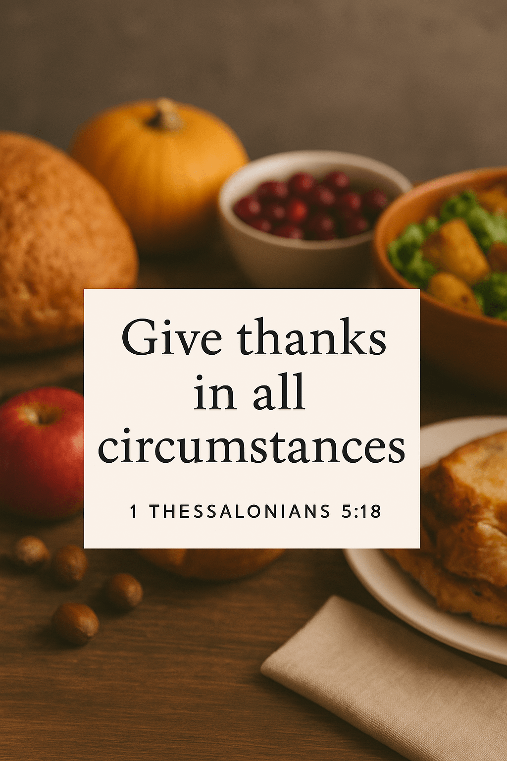 give thanks in all circumstances scripture