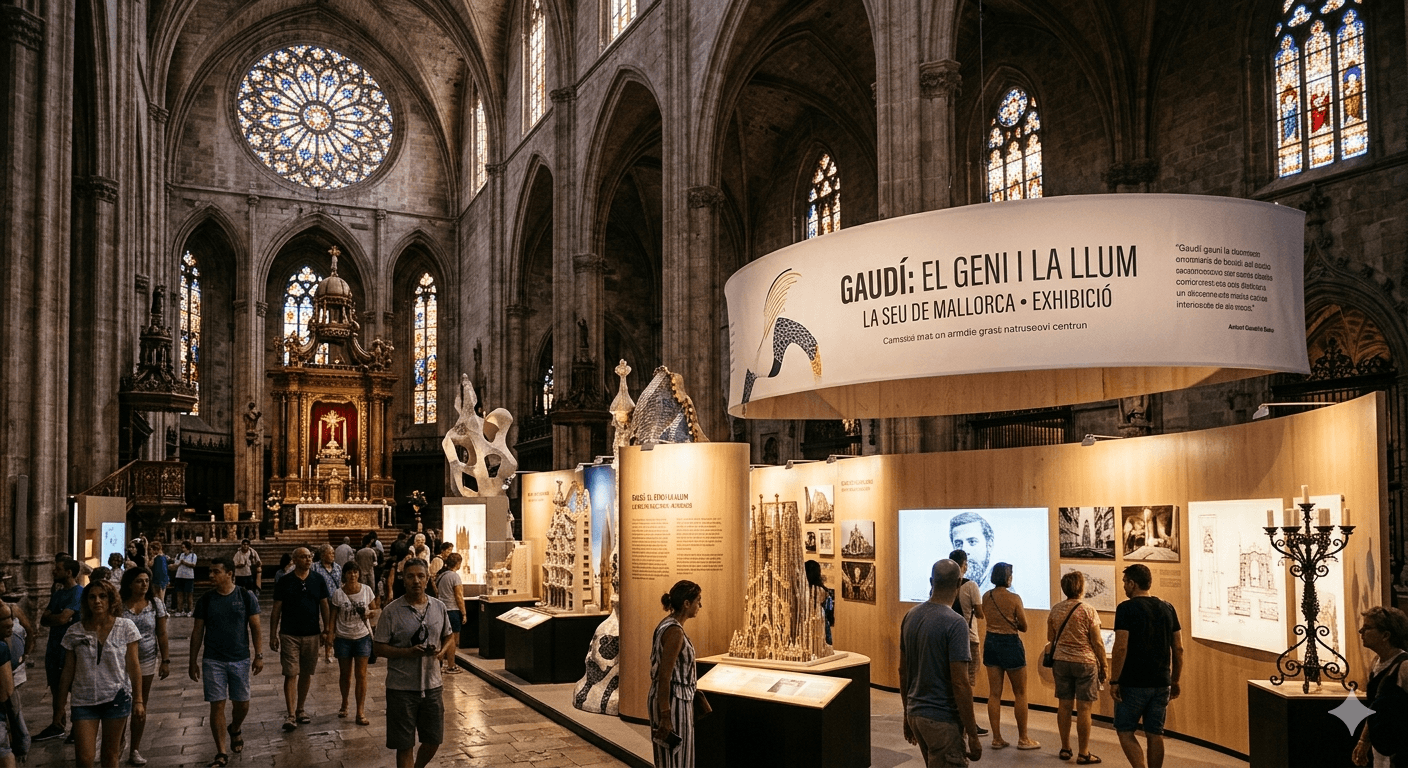 Gaudi in der Kathedrale von Mallorca: Die Ausstellung die ein Verborgenes Kapitel der La Seu Enthuellt