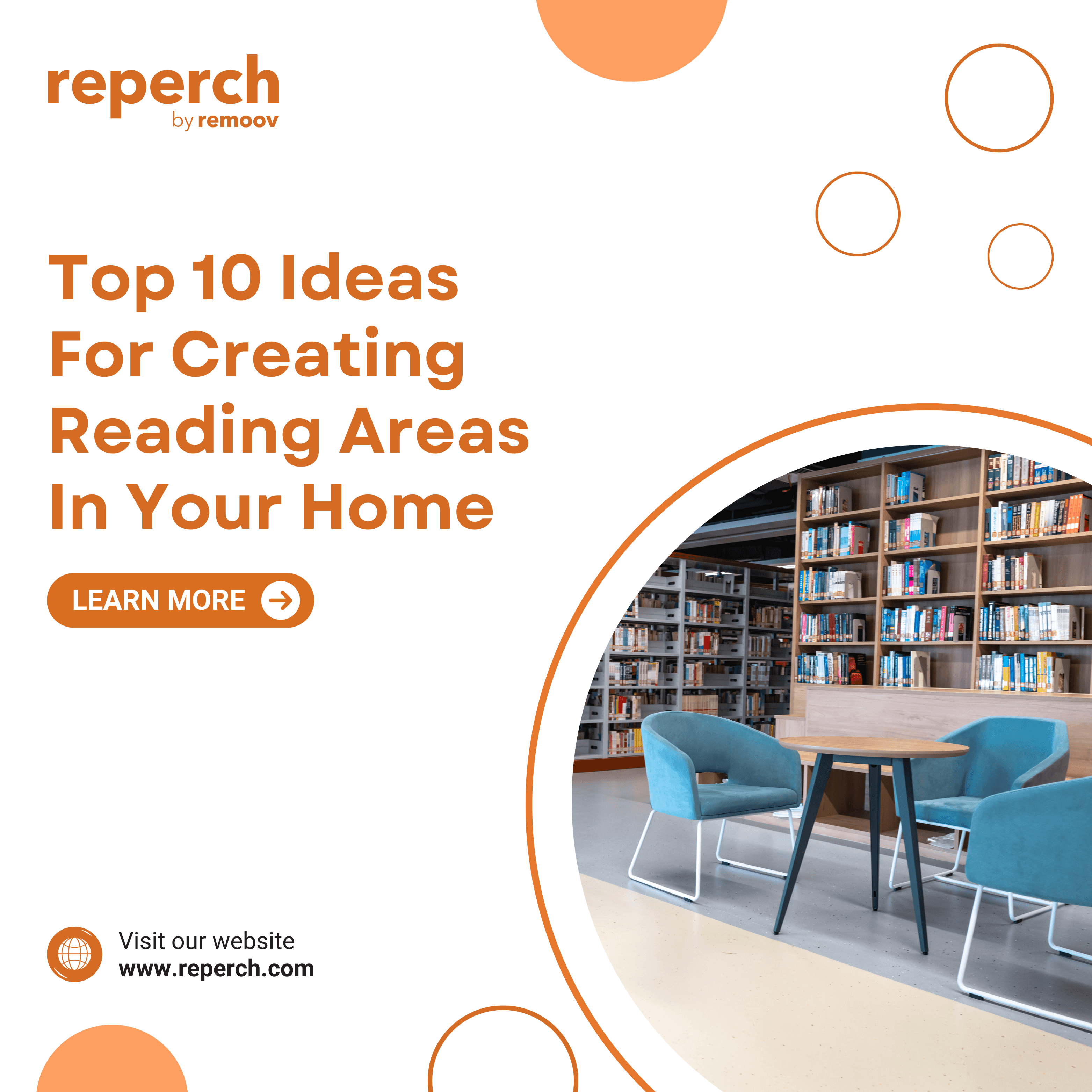 Top 10 Ideas For Creating Reading Areas In Your Home