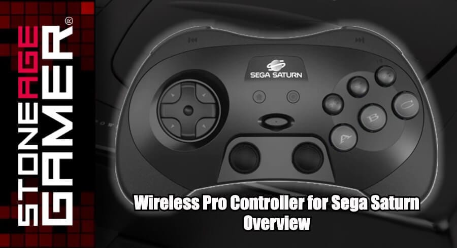 Sega Saturn Wireless Pro Controller Overview