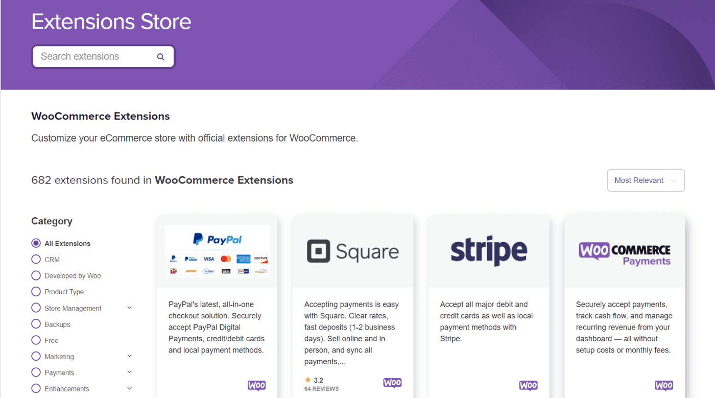 WooCommerce extensions integrations