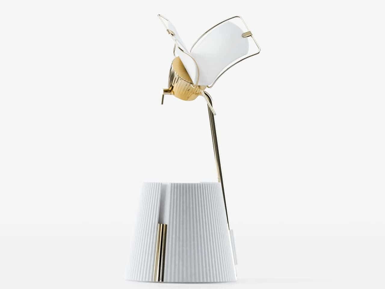 Butterfly Concept speaker showing organic symmetrical design