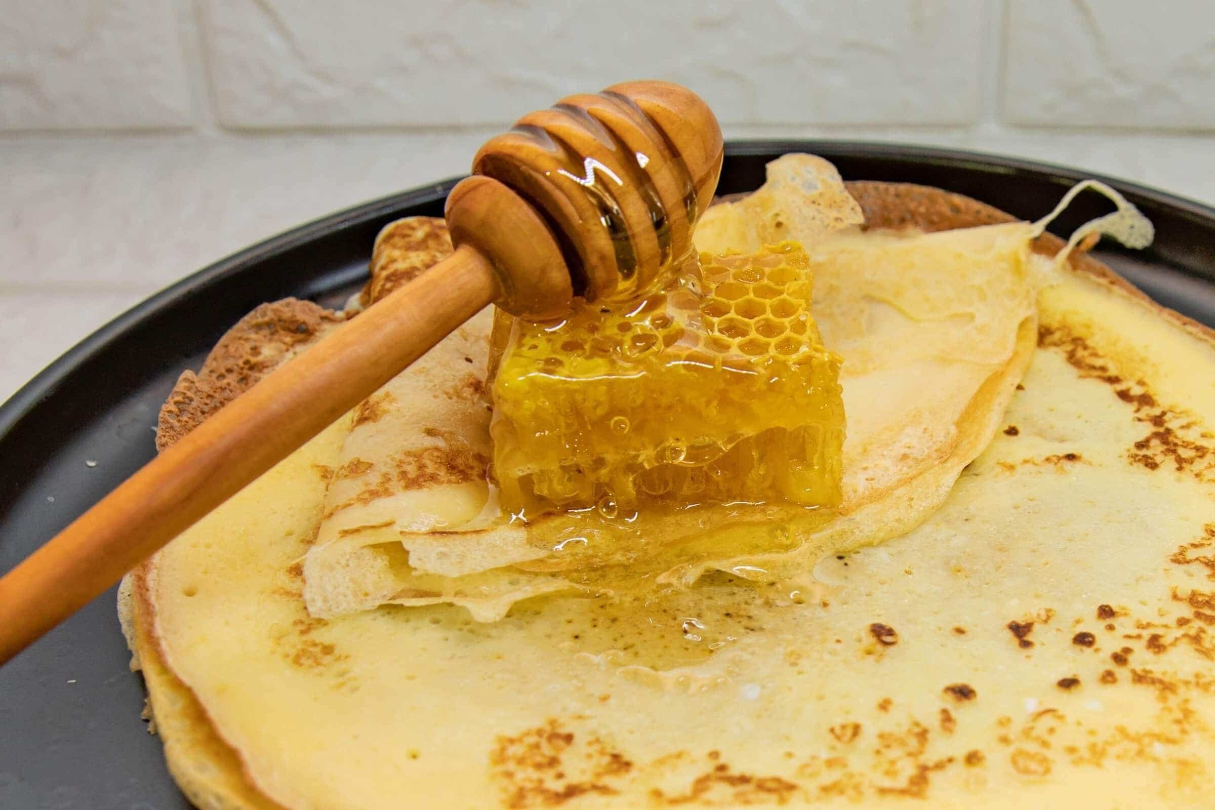 Low-Fat Honey Crepes