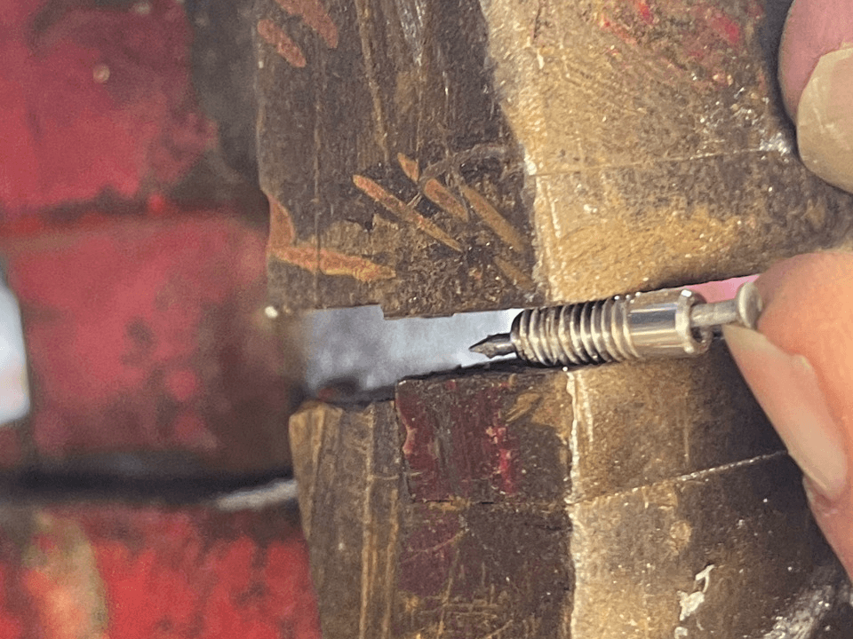 Obstruction cleared from the jet orifice