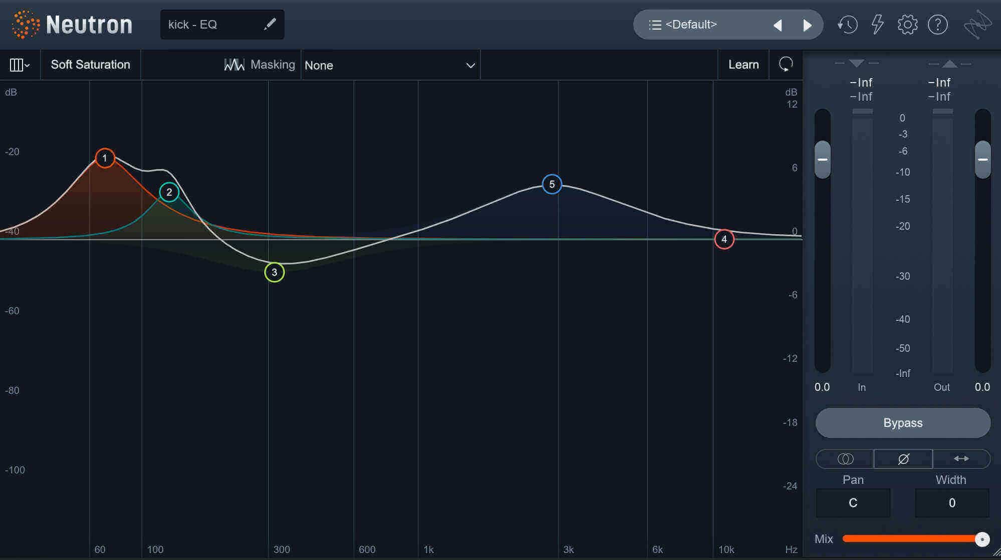 Kick drum EQ in Neutron