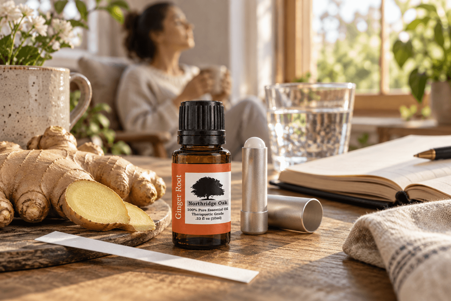 Ginger Essential Oil for Nausea and Digestive Comfort: Research and How to Use It