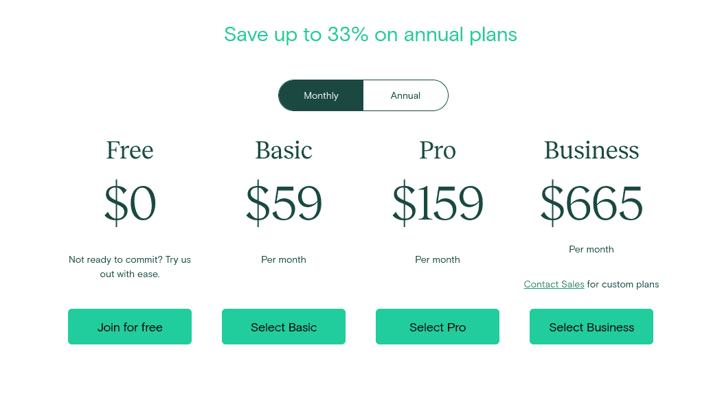 Teachable pricing