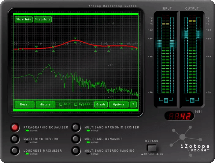 Izotope Ozone 1 GUI