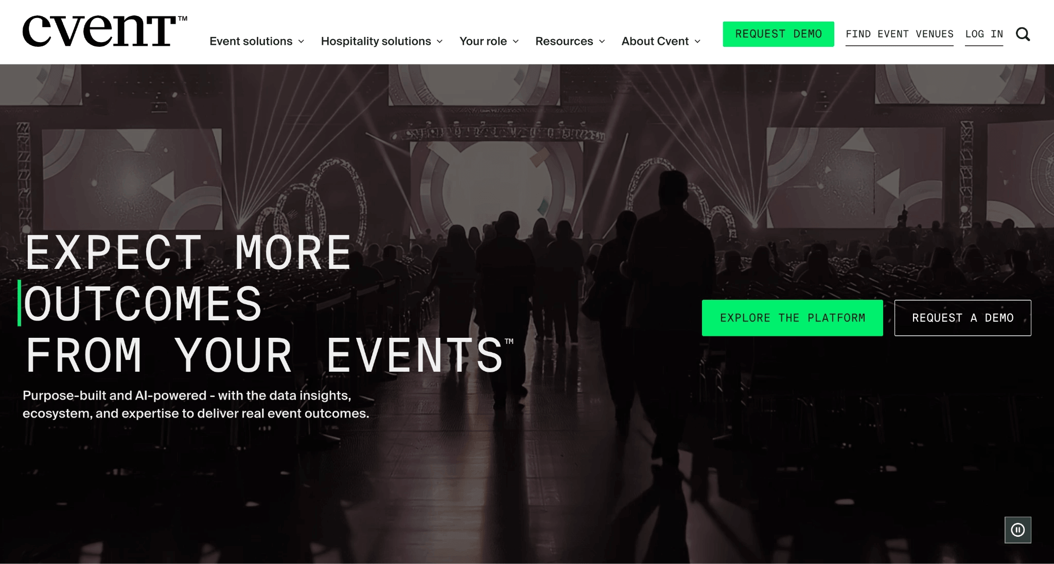 Cvent: best for feedback tied to enterprise event records