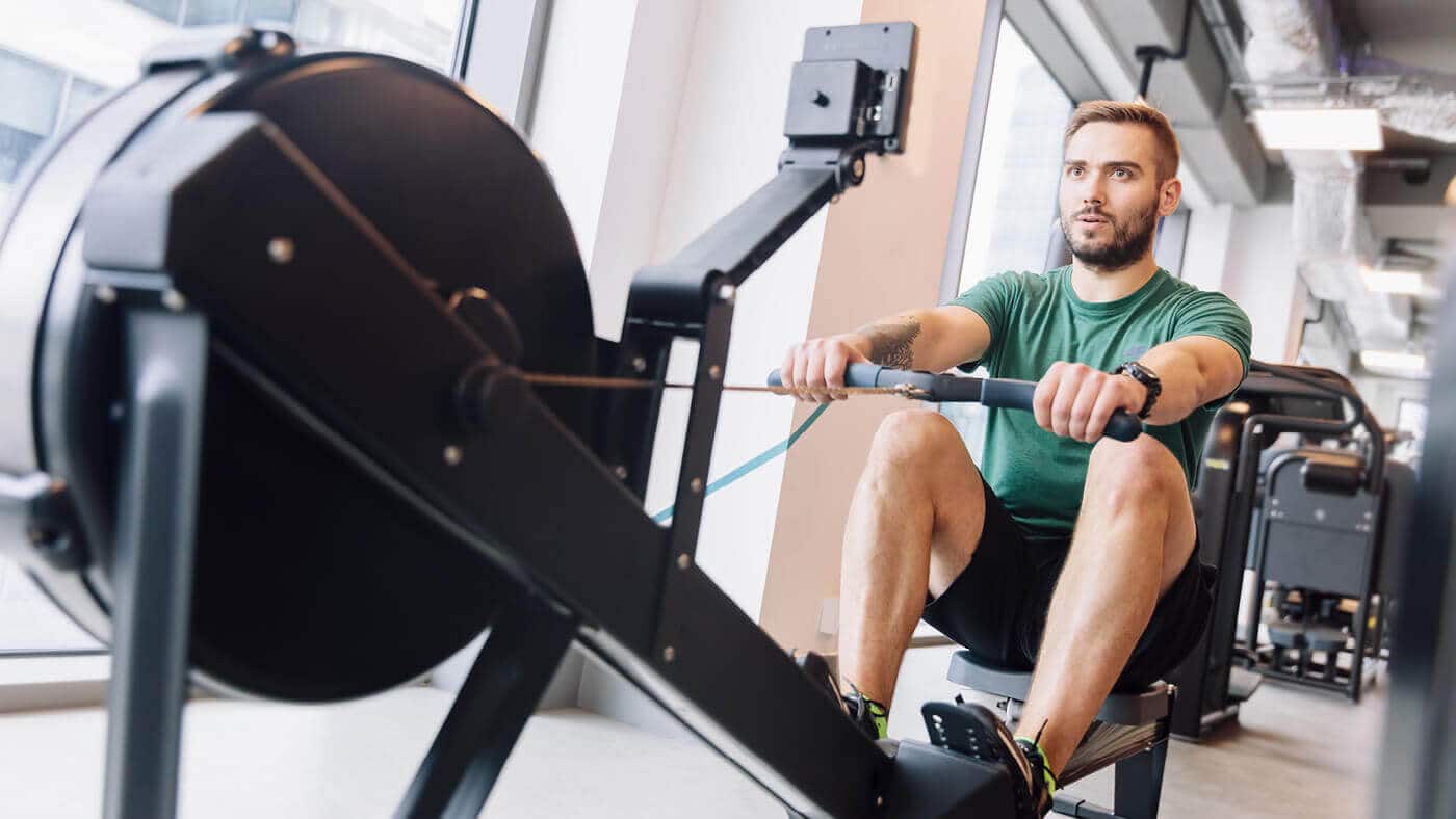 Rudermaschine Workout