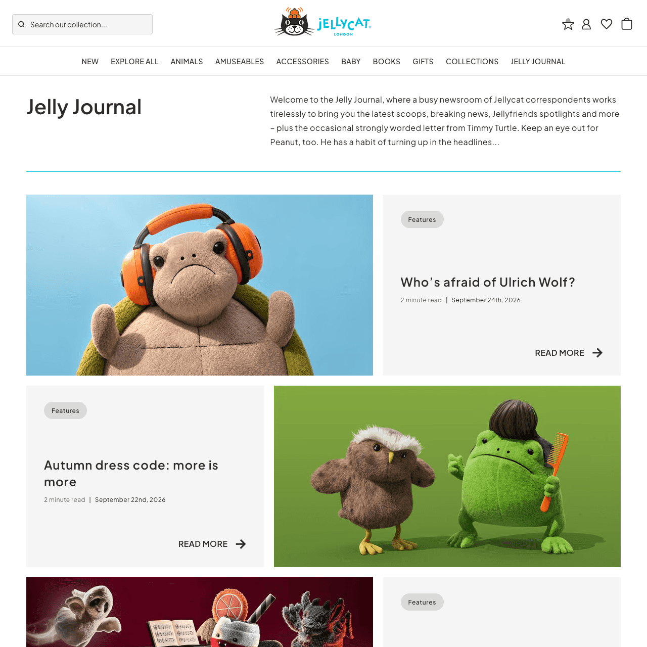 BigCommerce customers using DropInBlog: Jellycat