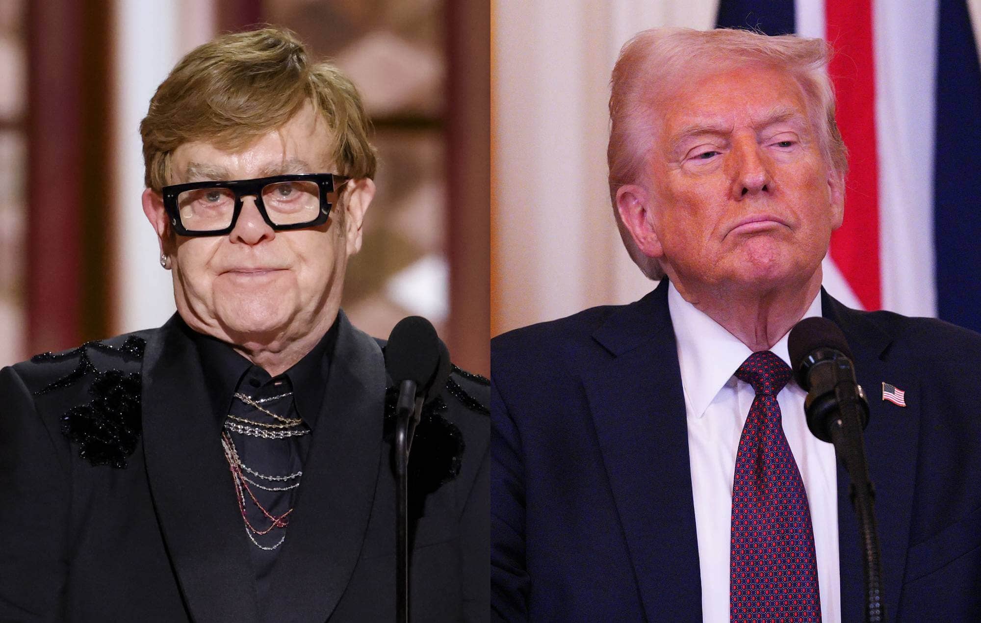 Elton John at an event