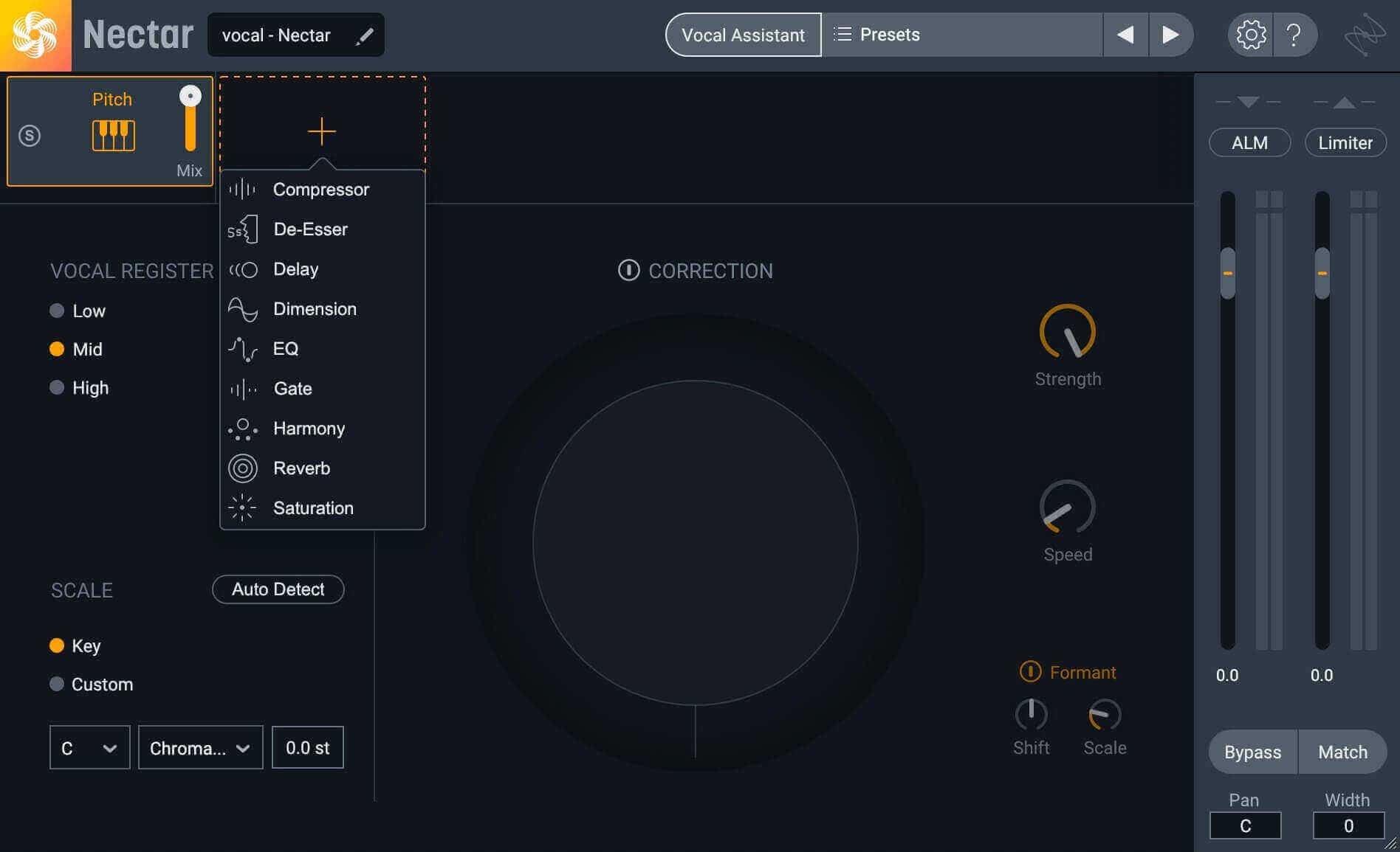 setup noise gate nectar pro