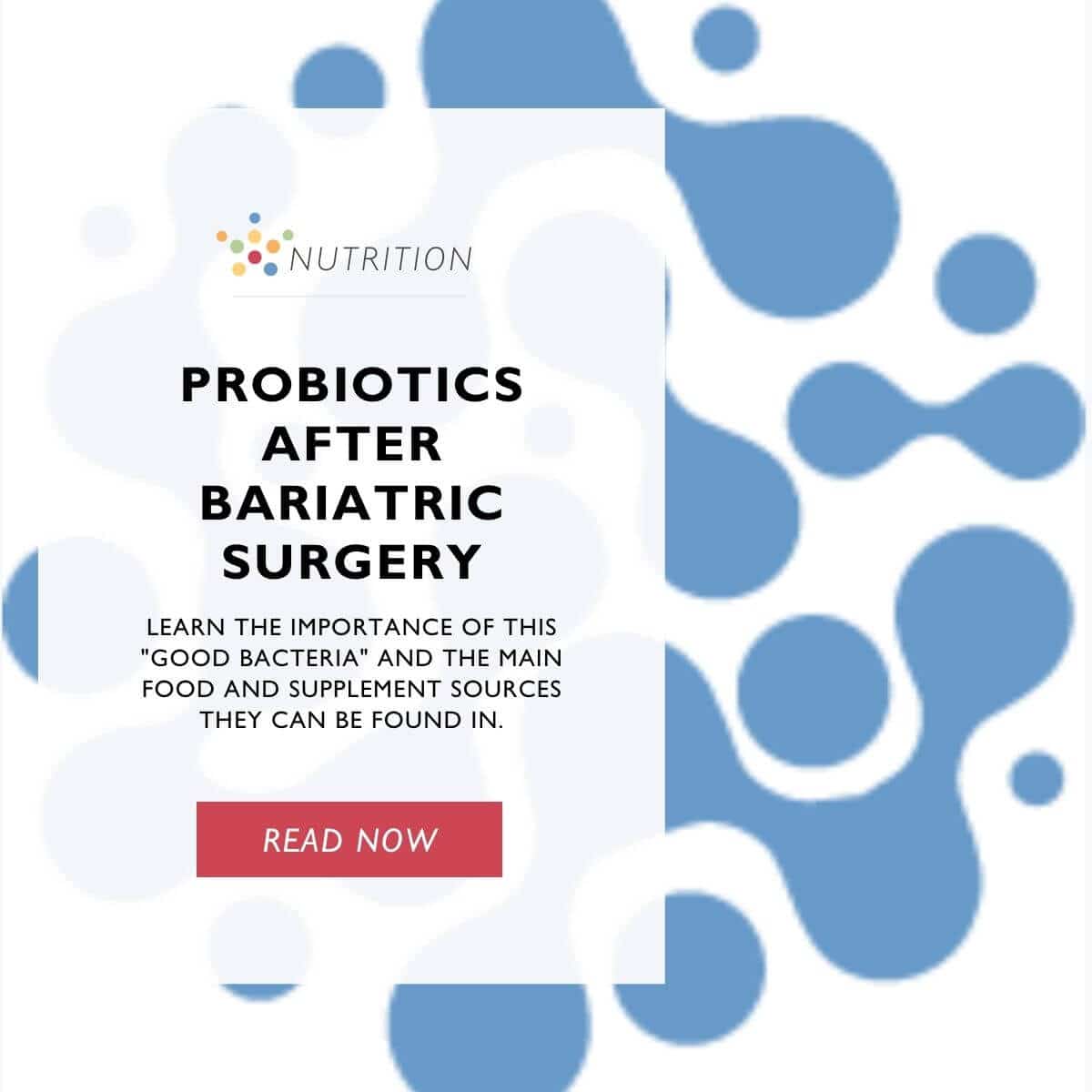 Probiotics After Bariatric Surgery