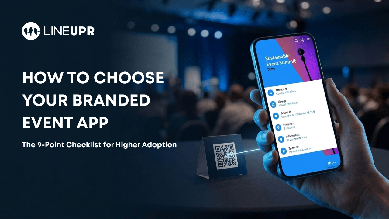 Branded Event App: The 9-Point Checklist for Higher Adoption