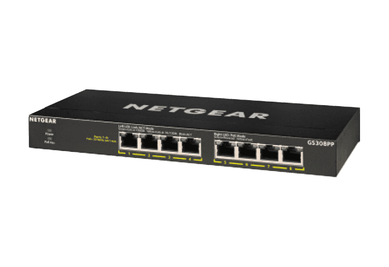 300 Series SOHO Unmanaged Switch - GS308PP | NETGEAR
