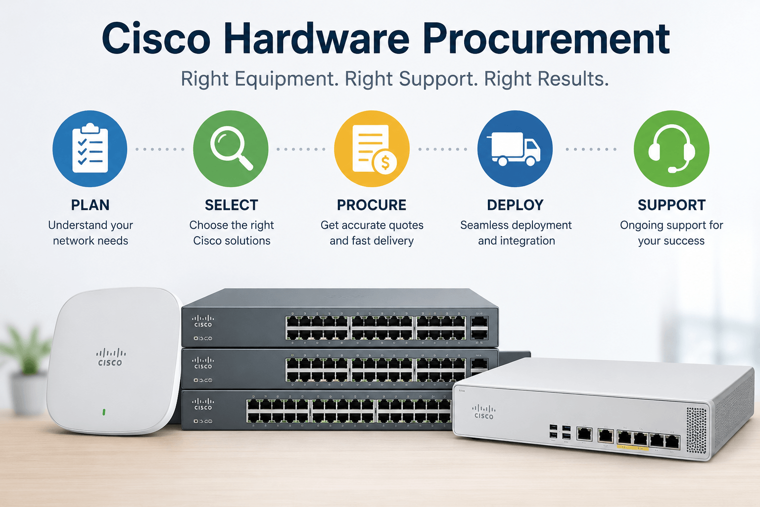 Cisco Hardware Procurement Without Delays