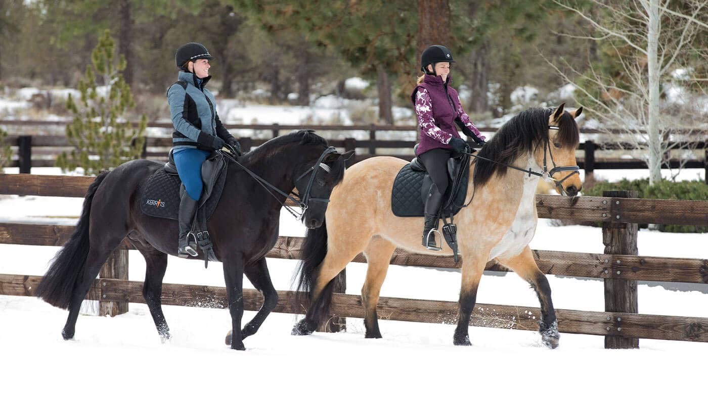 What to wear horseback riding in the winter