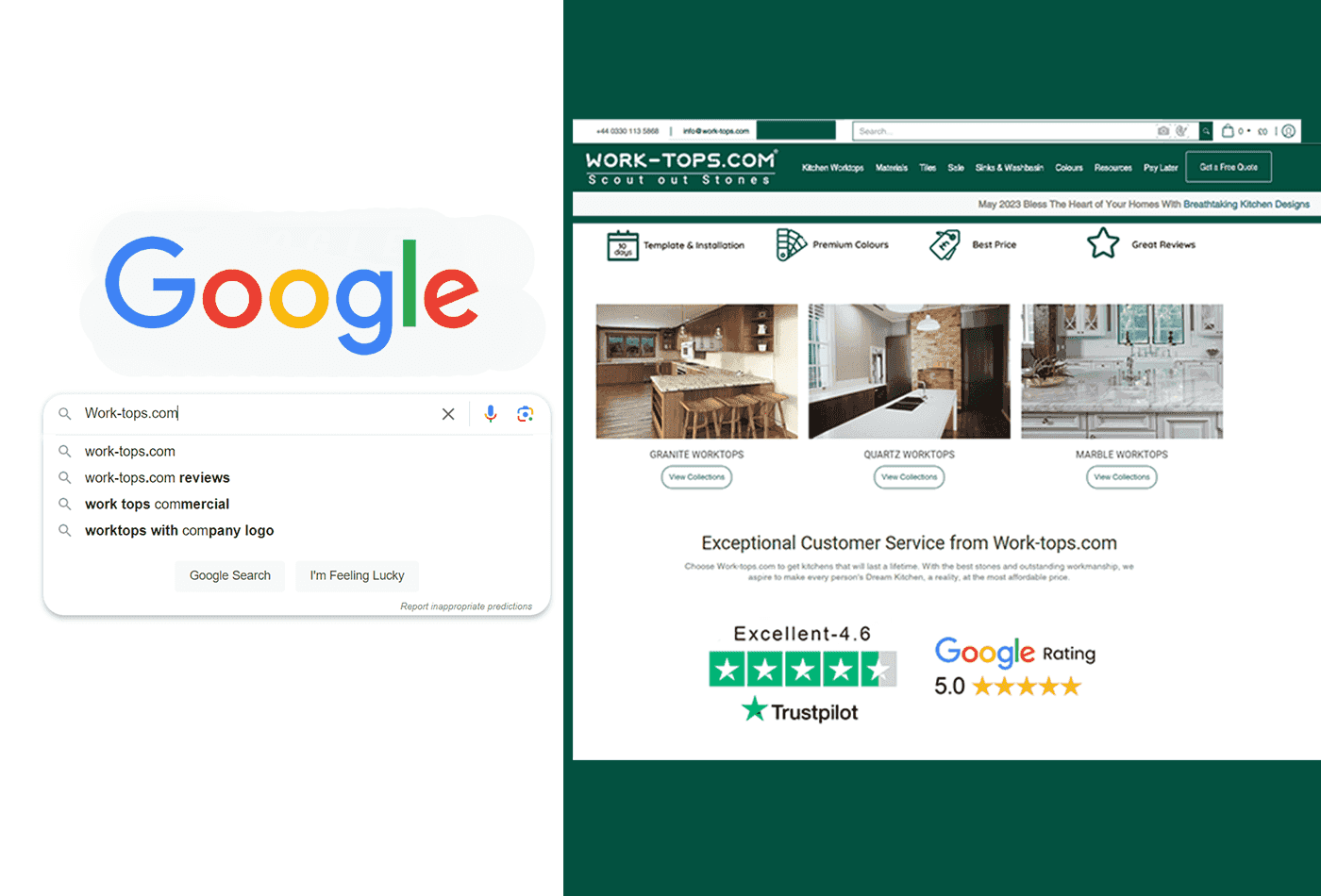 The Best Place To Buy Worktops Online: Work-tops.com