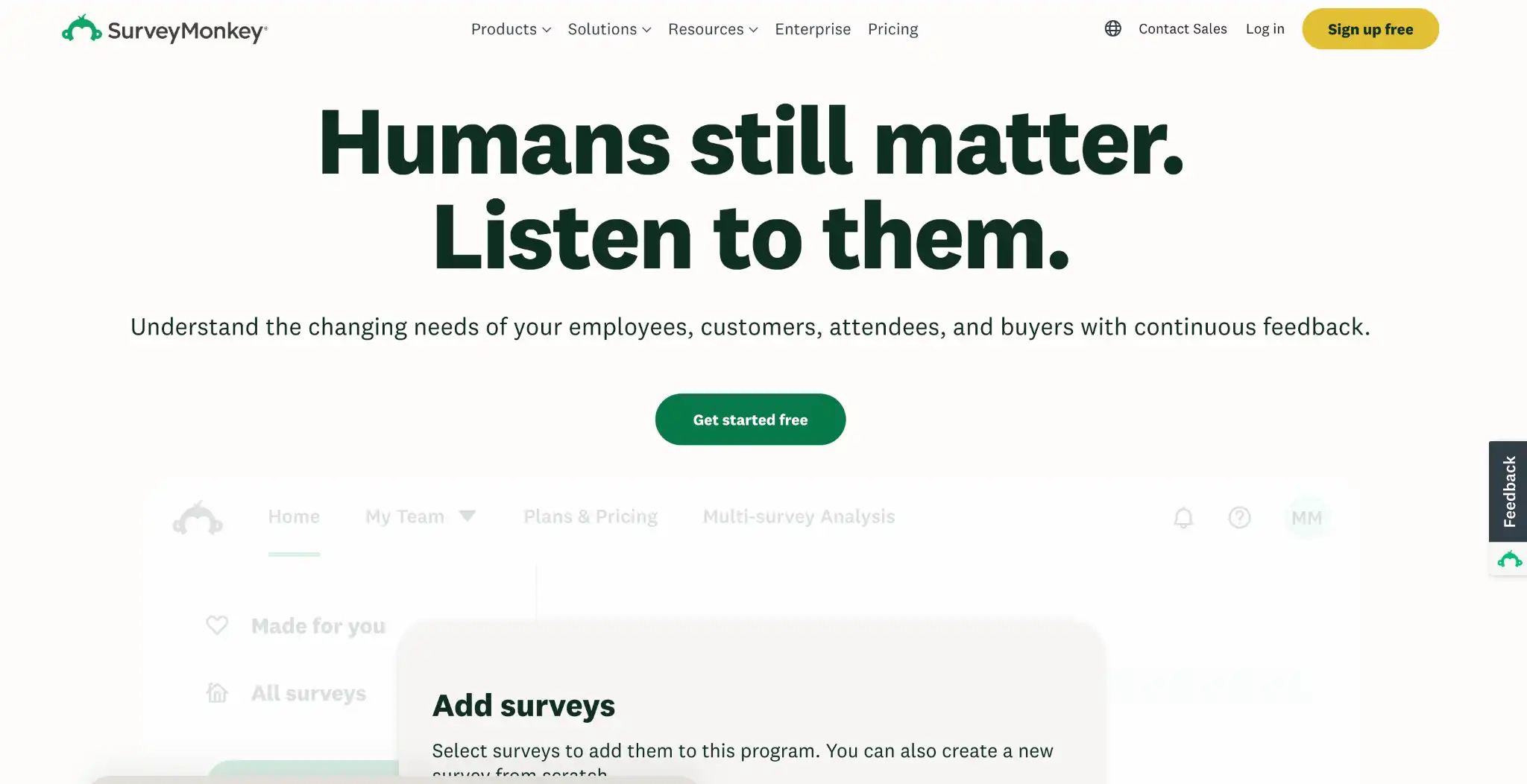 SurveyMonkey: best for detailed post-event research 