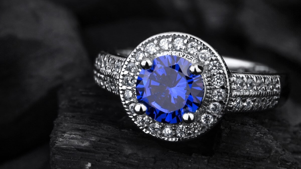 Blue Sapphire and Diamond Jewellery