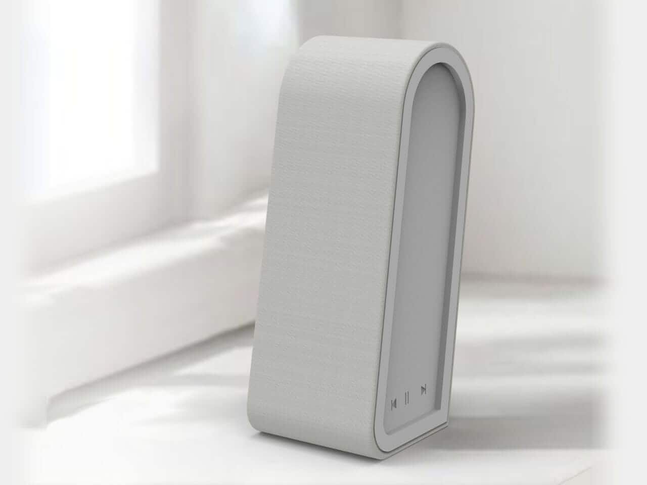 Monument-Inspired Speaker Concept: A Tall, Timeless Addition to Your Shelf