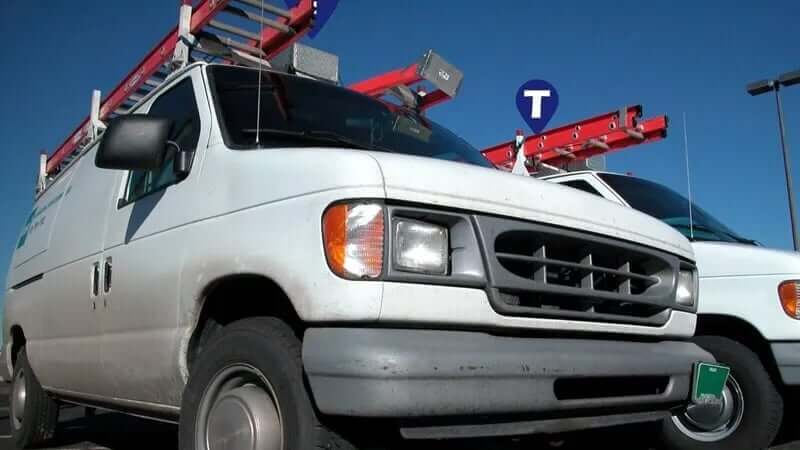 Maintenance vehicles for School Boards equipped with Trackem GPS devices