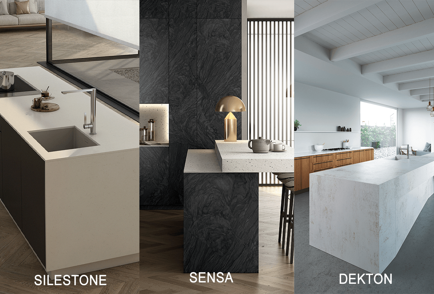 Cosentino - Silestone, Dekton & Sensa; Beauty and Brilliance