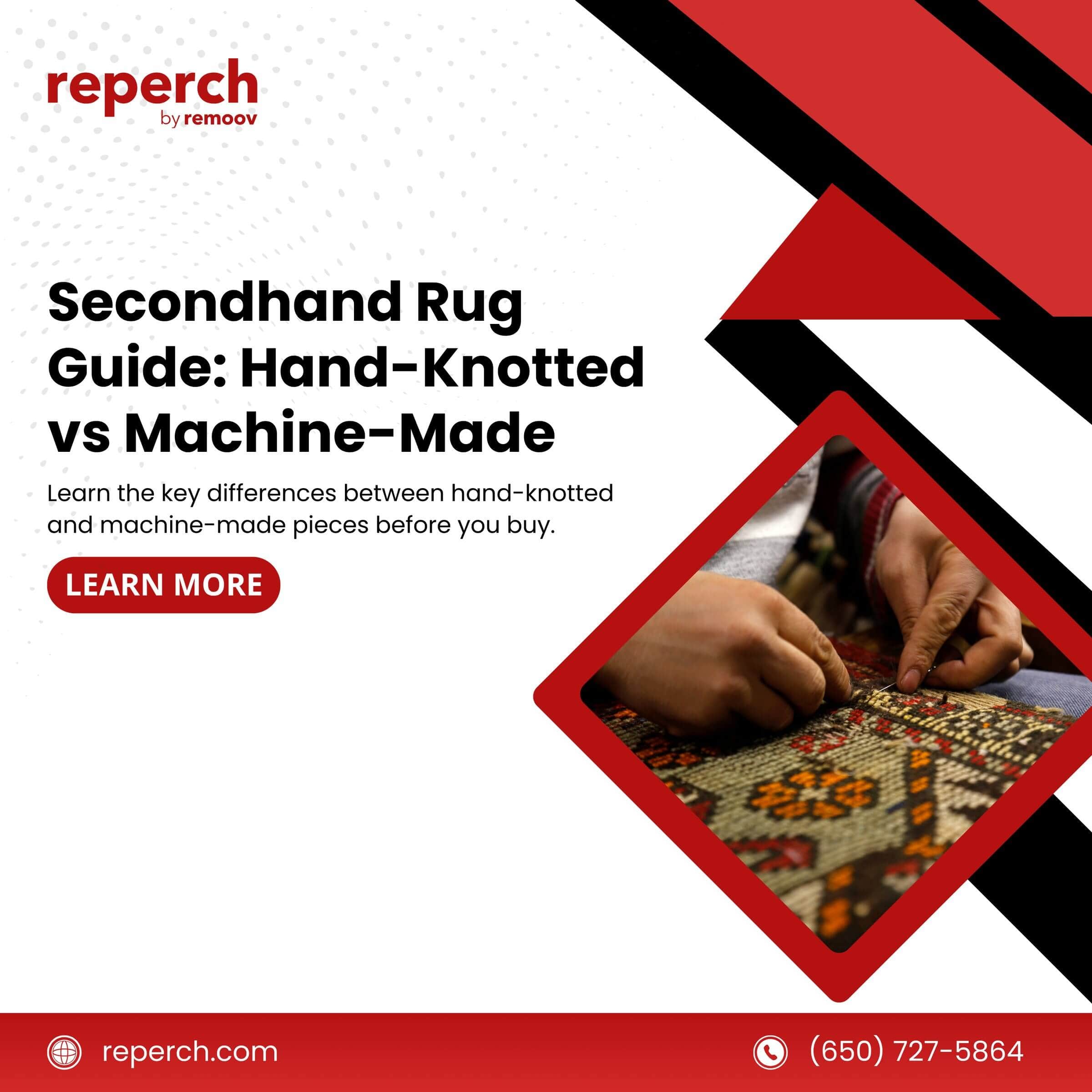 Secondhand Rug Guide: Hand-Knotted vs Machine-Made