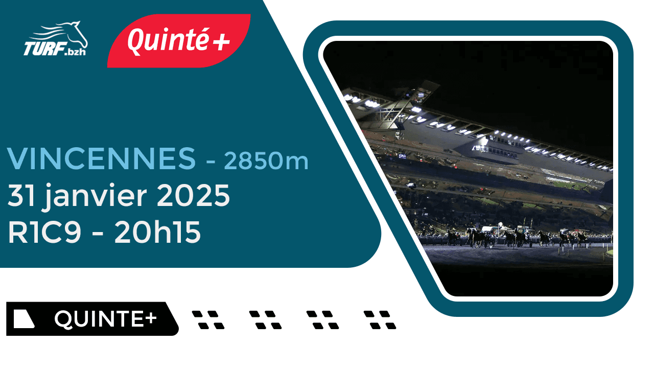 Quinté Vincennes : Analyse et Pronostic du 31 Janvier 2025