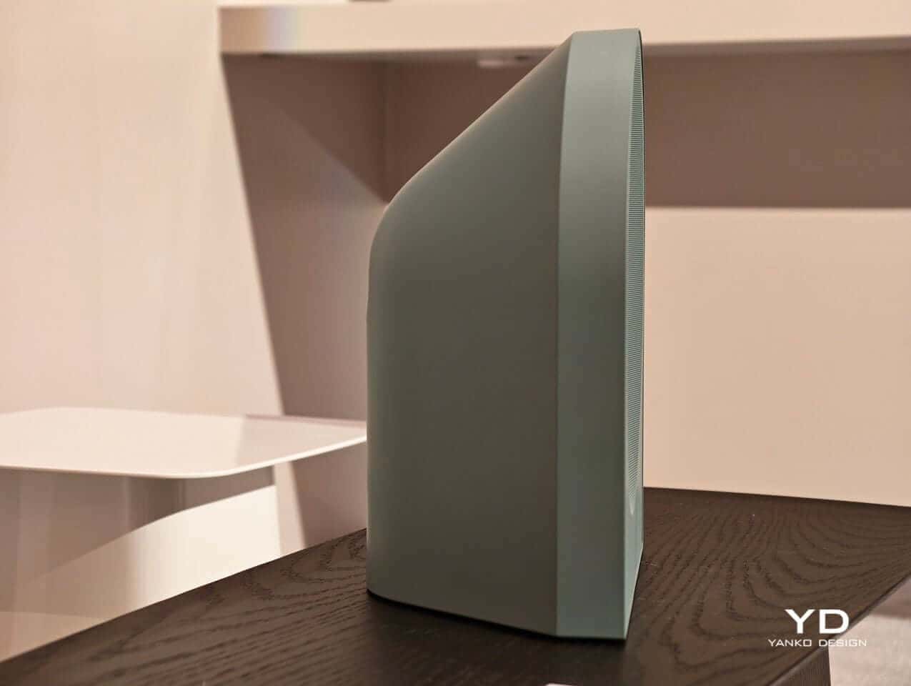 Samsung Music Studio speakers paired with Samsung TV
