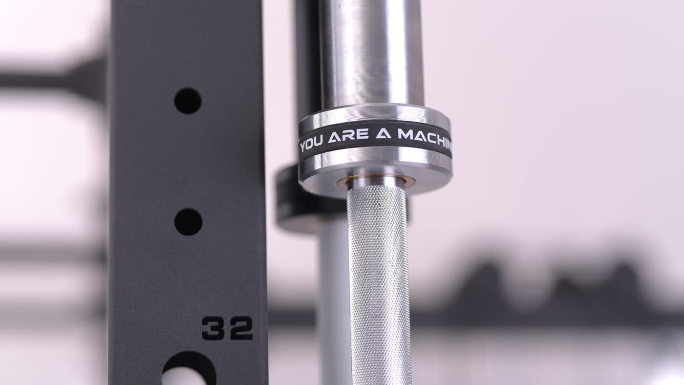 Langhantel und Power Rack
